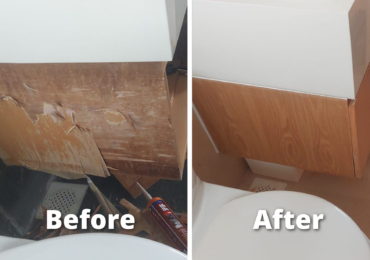 Toilet Cabinet Restoration